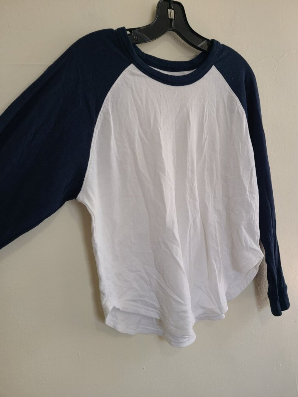 Faherty Women's Cloud Longsleeve Baseball Tee Navy Sporty Size M - Picture 6 of 8